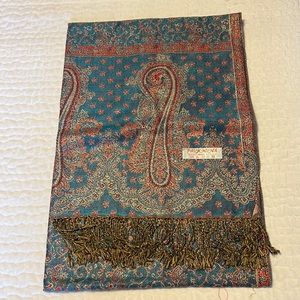 Silk and Pashmina scarf/ wrap